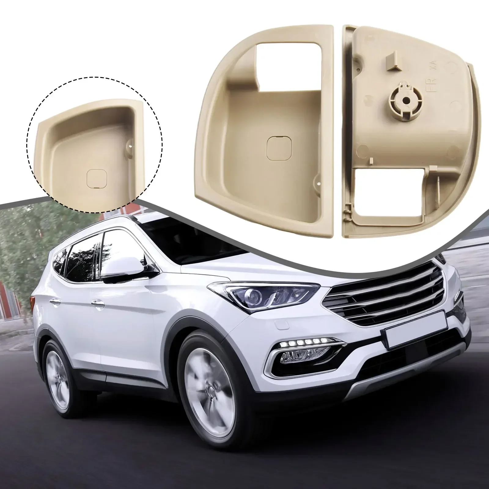 82611-2B000 Interior Door Handle Cover Left Right 82611-2B000 82621-2B000 Beige Cover Front 82611-2B000 82621-2B000 New