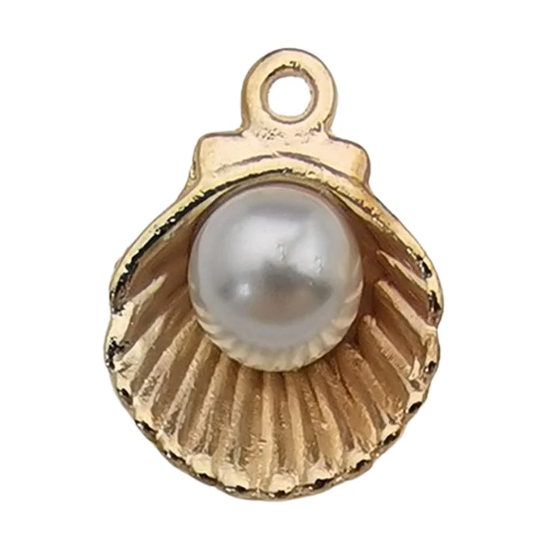 30 قطعة سبائك معدنية قذيفة نجم البحر الخرز السائبة المفاتيح القرط Charms قلادة المعلقات ل سوار ذاتي الصنع النتائج صنع المجوهرات