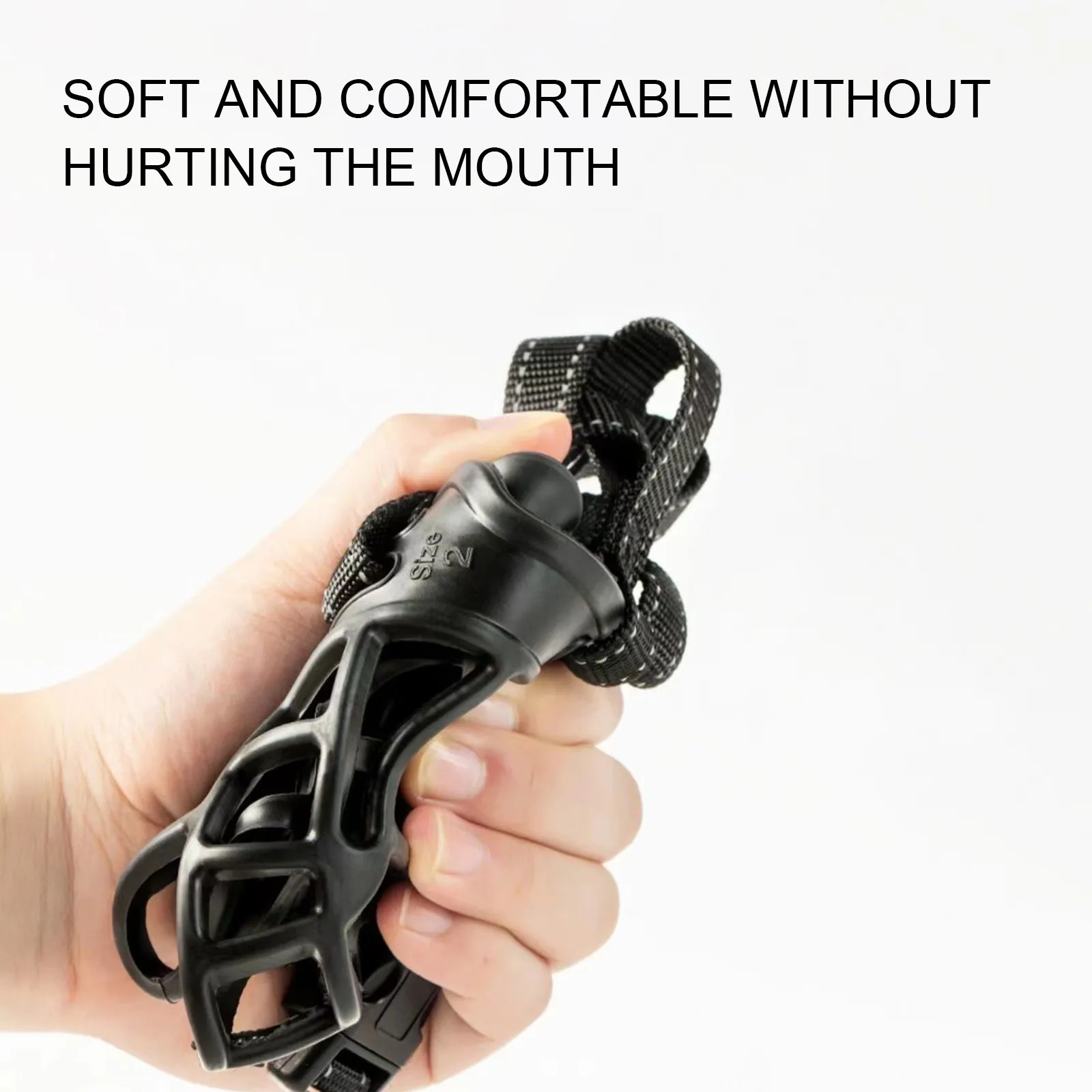 لينة سيليكون كلب كمامة تنفس سلة الأليف مريح للكلاب الصغيرة المتوسطة الكبيرة وقف العض نباح الكلاب غطاء للفم #3