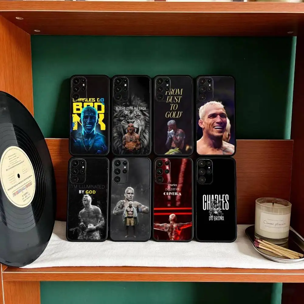 Do Bronx Fighter Charles Oliveira  phone Case For Samsung S25,24,21,22,23,30,Ultra,20,Plus,Fe,Lite,Note Soft Black Cover