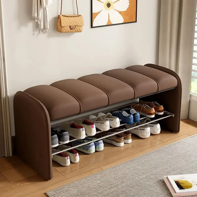 

Nordic Shoe Changing Stool Household Entrance Sofa Bench Stool Light Luxury Stool Simple Shoes Ottomans Wearing Shoe Ottomans