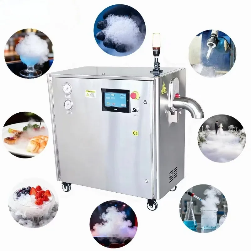 High Output Dry Ice Granule Making Machine Dry Ice Pelleting Machine Dry Ice Generator for Food Delivery Cold Storage Use