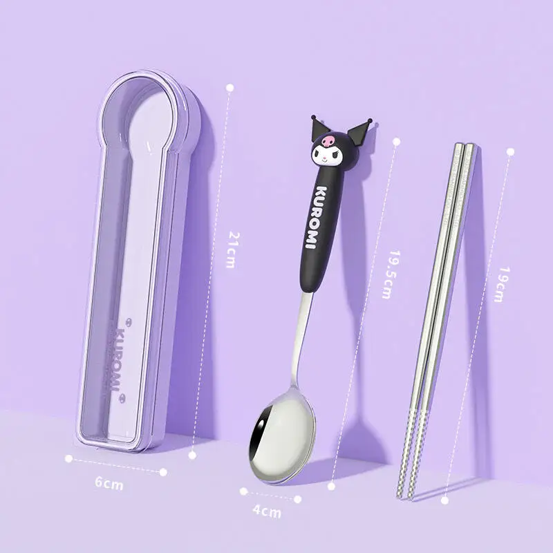 سانريو هالو كيتي ماي ميلودي كورومي شوكة عيدان ضرب المنتج منتج جديد لطيف الكرتون في الهواء الطلق المحمولة لطيف الكبار طالب