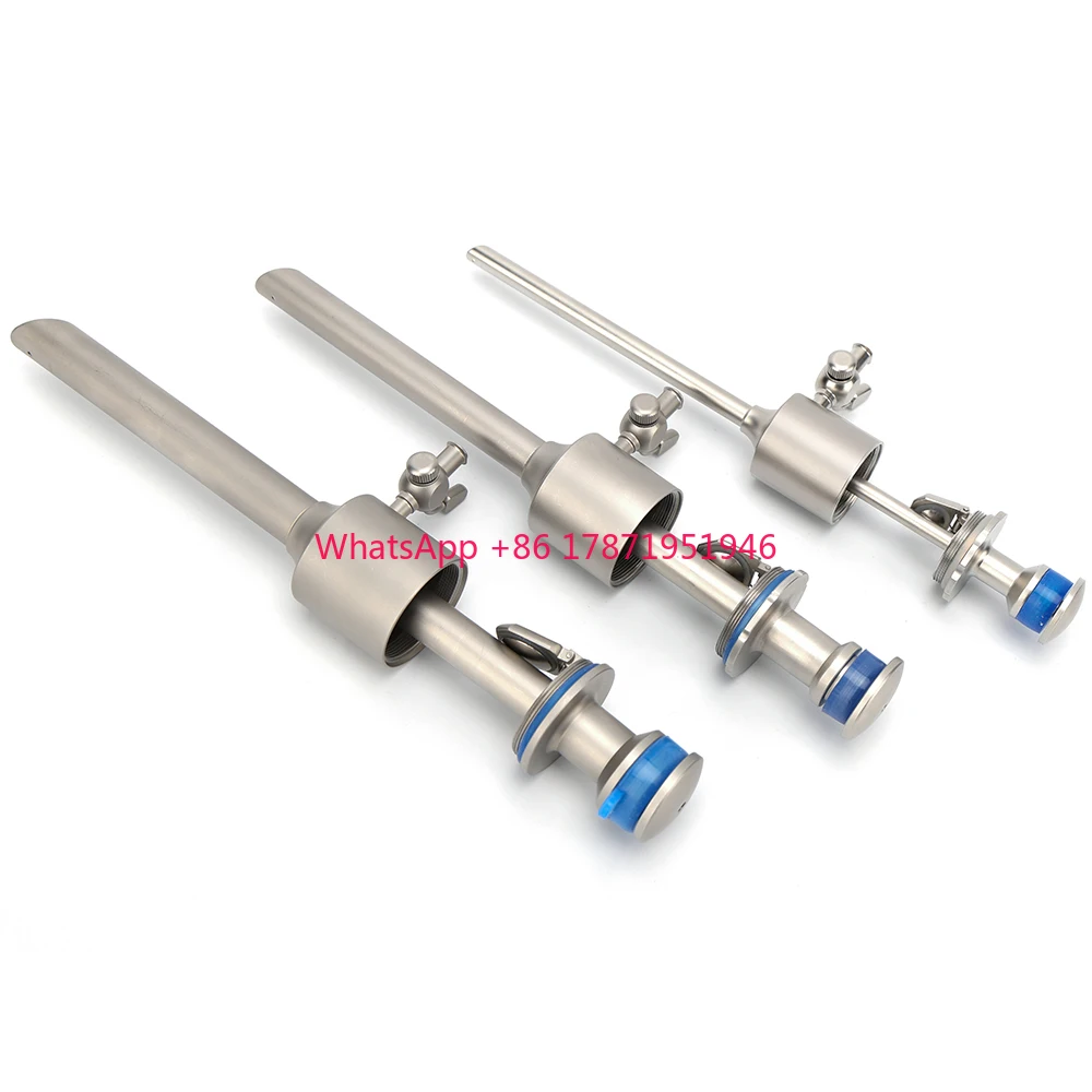 Medical Surgical laparoscopic stainless steel reusable trocar 5mm 10mm trocar laparoscopic trocars