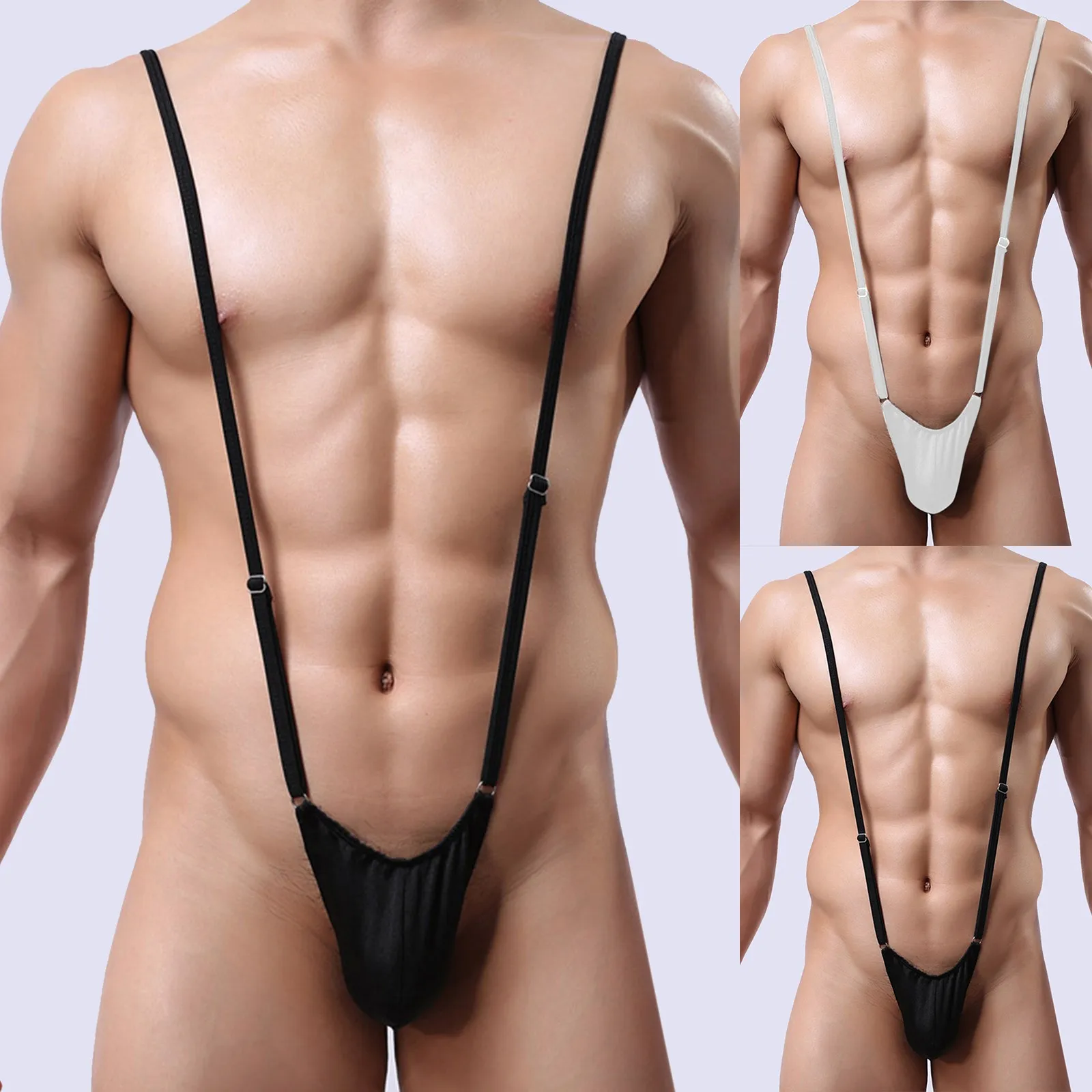 Gay Underwear Seamless Lingerie Sexy Gays Bodysuit Jockstrap Bodywear Wrestling Singlet Leotard Jumpsuits Suspender Sexy Teddies