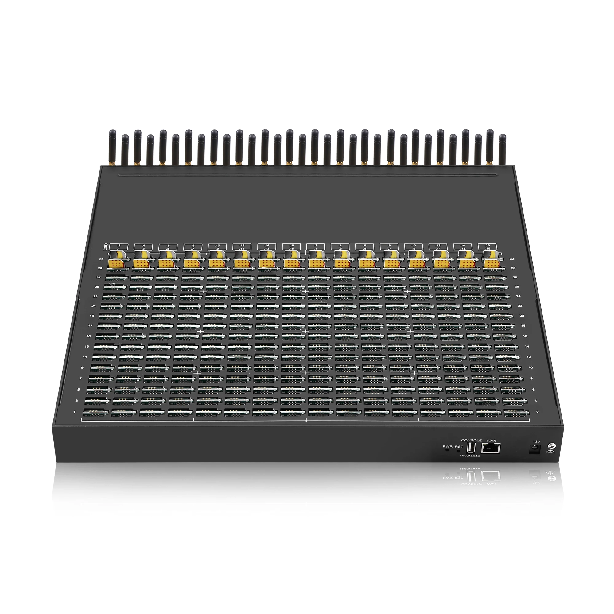 Quectel-lte gateway vip sk32-512, gsm, voz e sms, modem multi-slot, 32 portas, 512 sim, suporte para imei evitar segurança