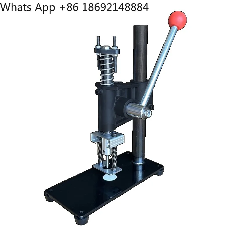 Heavy duty single hole punching machine 300 3-30mm drill bits optional, fabric plastic bag business card tag binding