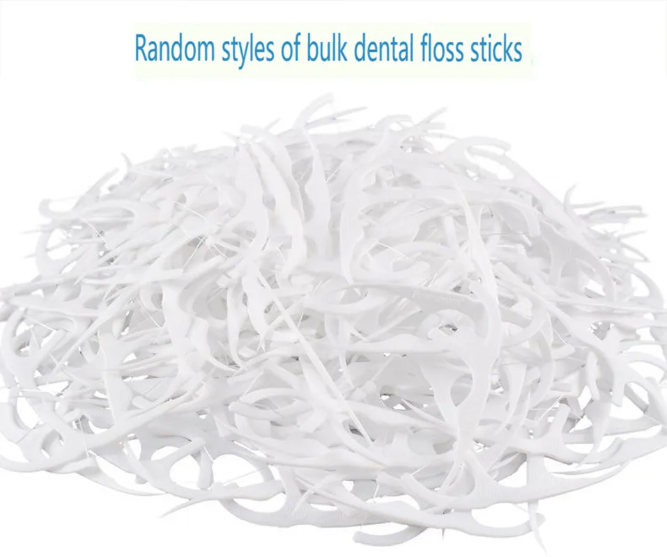 YS00010-500PCS bagged polymer dental floss for teeth cleaning, oral hygiene care, and dental floss