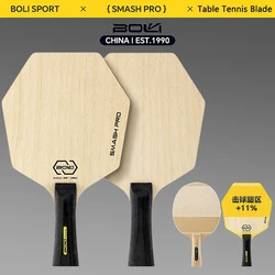 Boli hexágono lâmina de tênis de mesa paletes de ping pong especial 5 camadas de madeira pura raquetes de ping pong ofensiva fl ping pong paddle