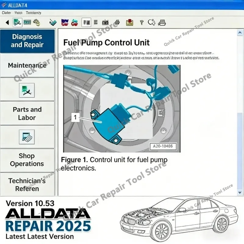 2026 AllData 10.53 Automotive Diagnostic Software: Empowers full - fledged data technical support for cars and trucks with wirin