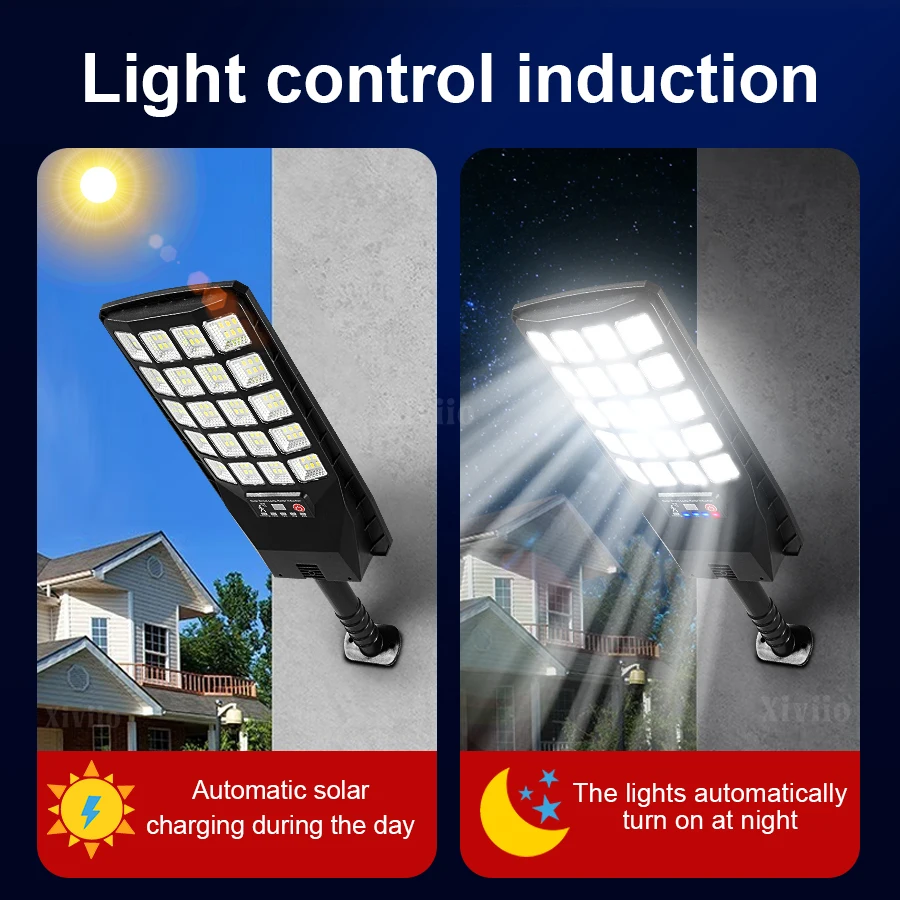 Bright Outdoor Solar Lamp 14000W Solar LED Light With Motion Sensor Powerful  Outdoor Garden Courtyard Street Wall Lamp