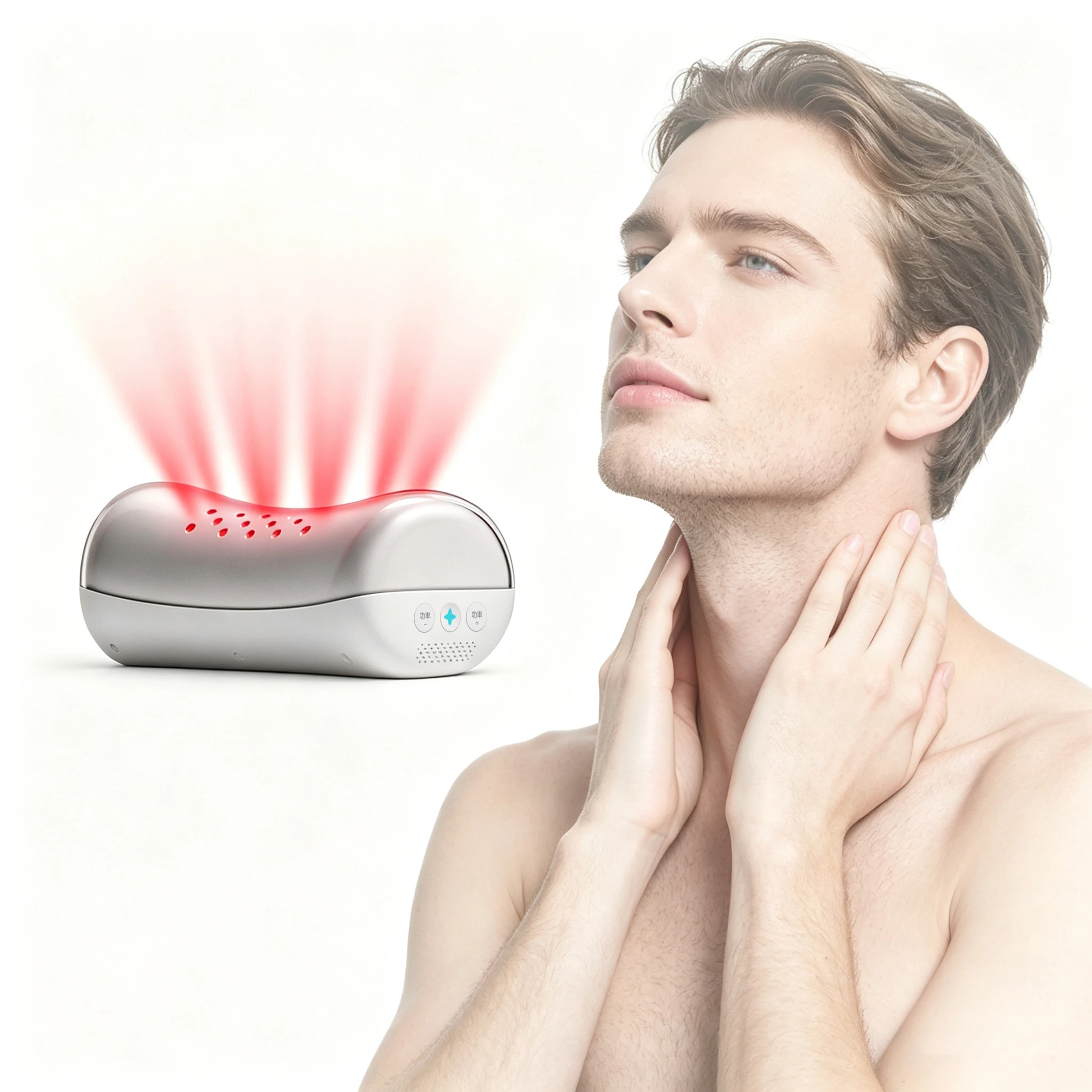 Multifunctional Deep Neck Therapy Laser Physiotherapy Rest Pillow, Pain Relief, 4 Modes