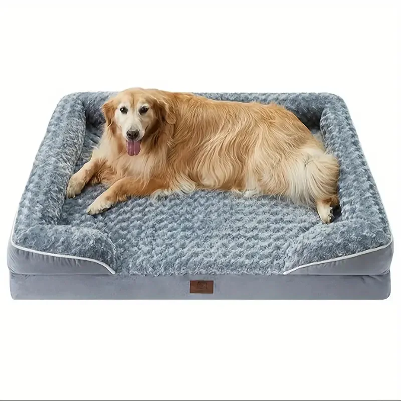 

Comfortable Orthopedic Extra Large Luxury Pet Dog Bed Deep Sleeping Beds in the Shape of a Sofa