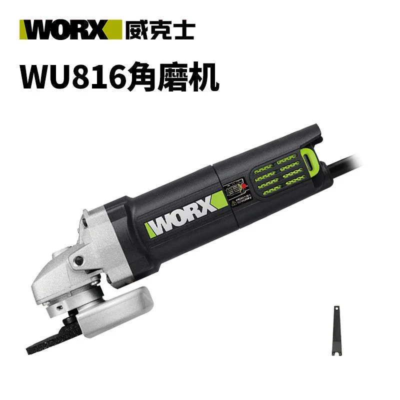 

WU816 Angle Grinder Grinding Machine Cutting and Polishing Machine Angle High Power 1100W Power Tools