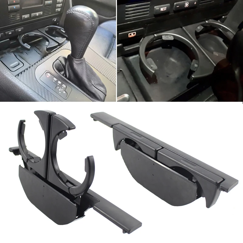 

Автомобильная центральная консоль LHD RHD, держатель для напитков, задний держатель для стакана для воды для BMW E39 525 528 530 540 M5 1997-2003 51168190205 51168190206