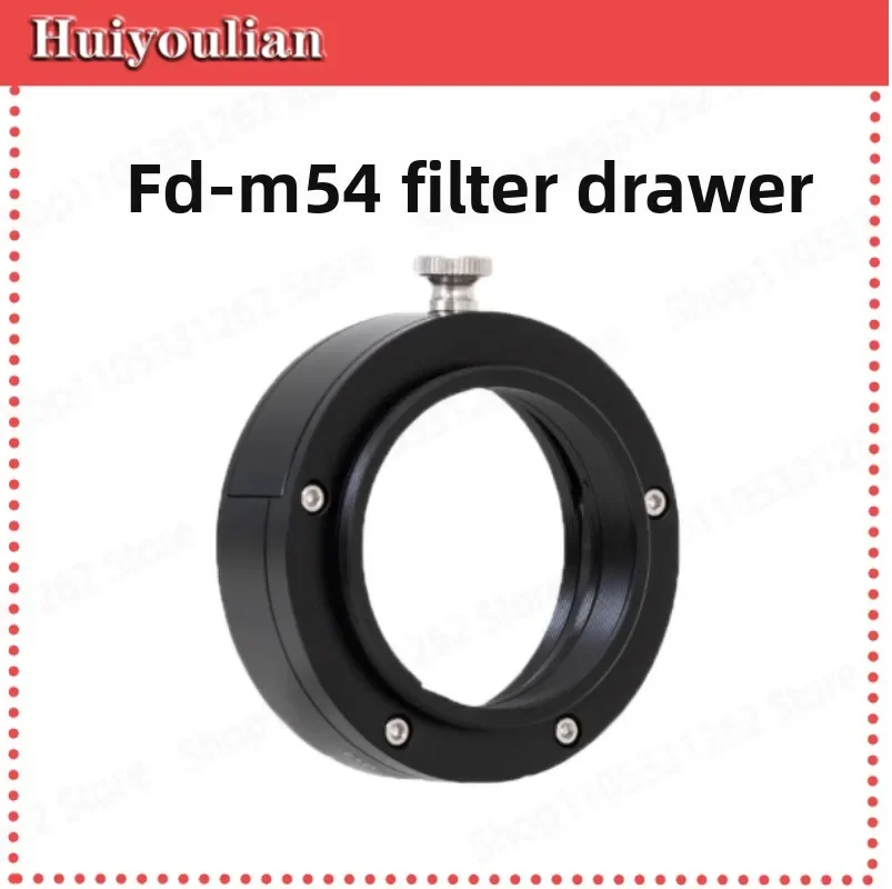 2 Inch Filter Drawer for Astrophotography M42 M54 Thread Anti Light Leak Design Double Magnet