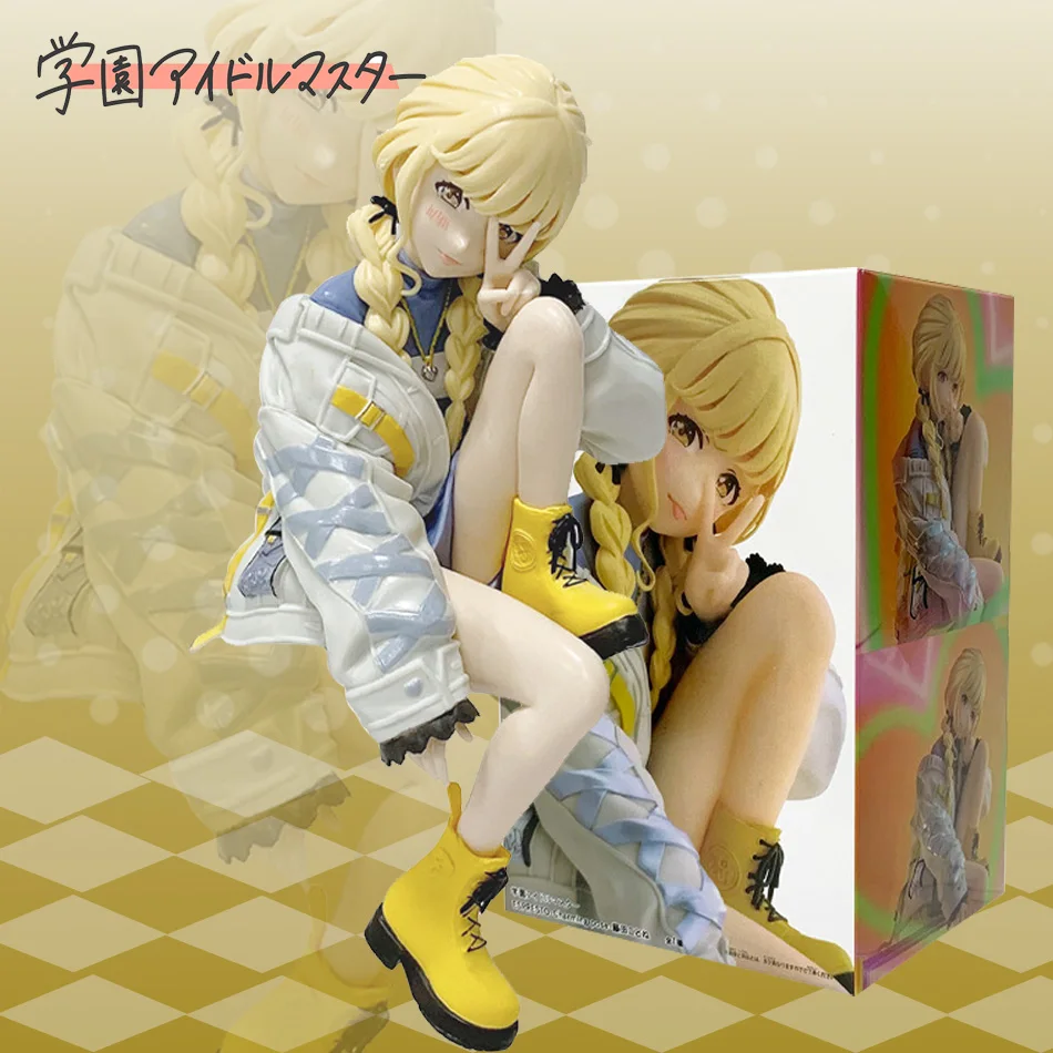 후지타 애니메이션 액션 피규어, 17cm, 아름다운 소녀, PVC, 데스크탑 장식, 수집용 선물, 팬들을 위한 장난감 모델