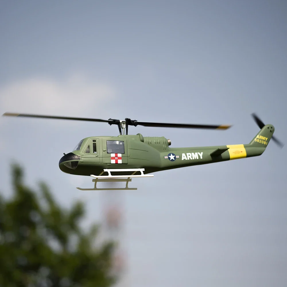 

Upgrade Flywing UH-1 Iroquois V3 6 CH 470 Size PNP RTF Scale Helicopter With H1 Flight Controller