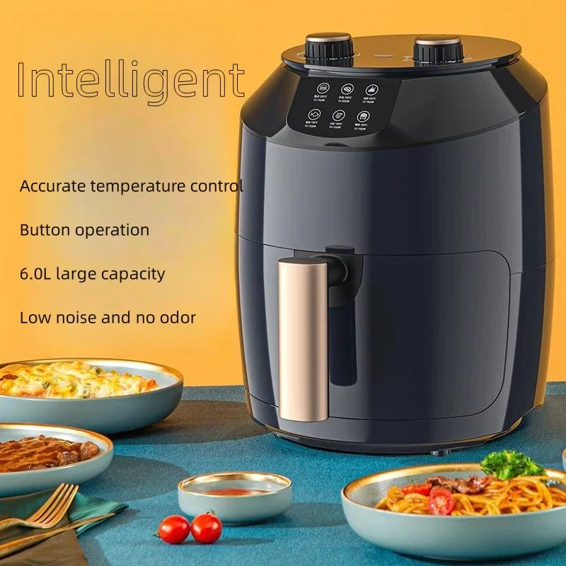 GM6L Big Capacity No Oil Electric Digital Intelligent  Air Fryer Without Oil Smart Air Fryer for Home Kitchen Use