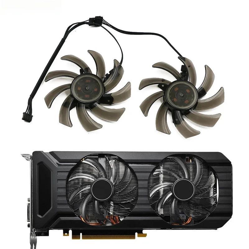 85MM 4Pin GPU Cooling Fan FDC10H12S9‑C GA91S2U For Palit GeForce GTX1060 1070 1070Ti 1080 Dual Graphics Card