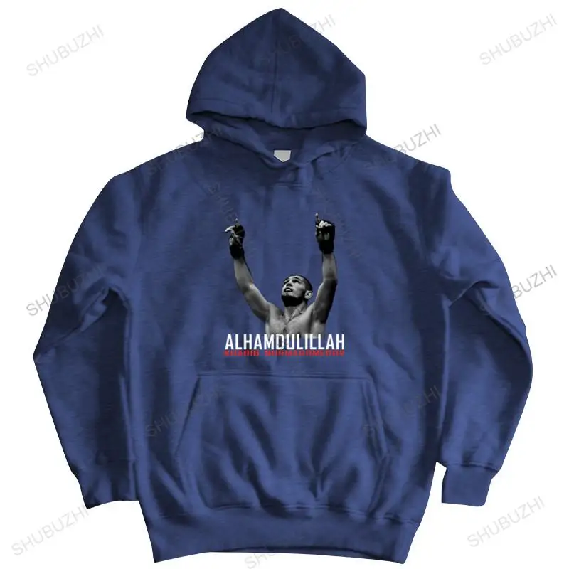 

new arrived men hoodies autumn Khabib Nurmagomedov Alhamdulillah hoodies Fightermale Tracksuit brand sweatshirt euro size