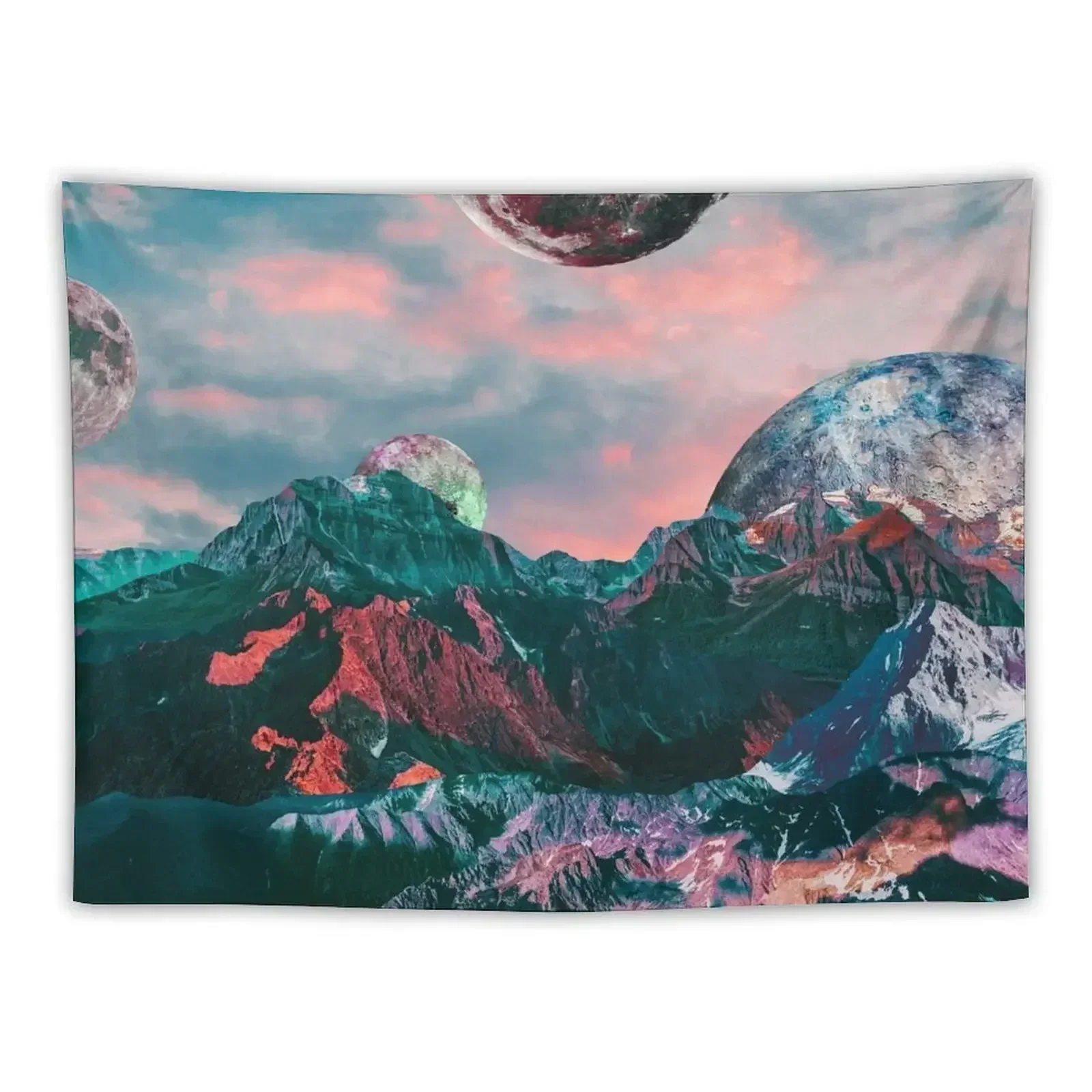 

Over The Moon Tapestry Room Decor Korean Style Decoration Aesthetic Tapestry