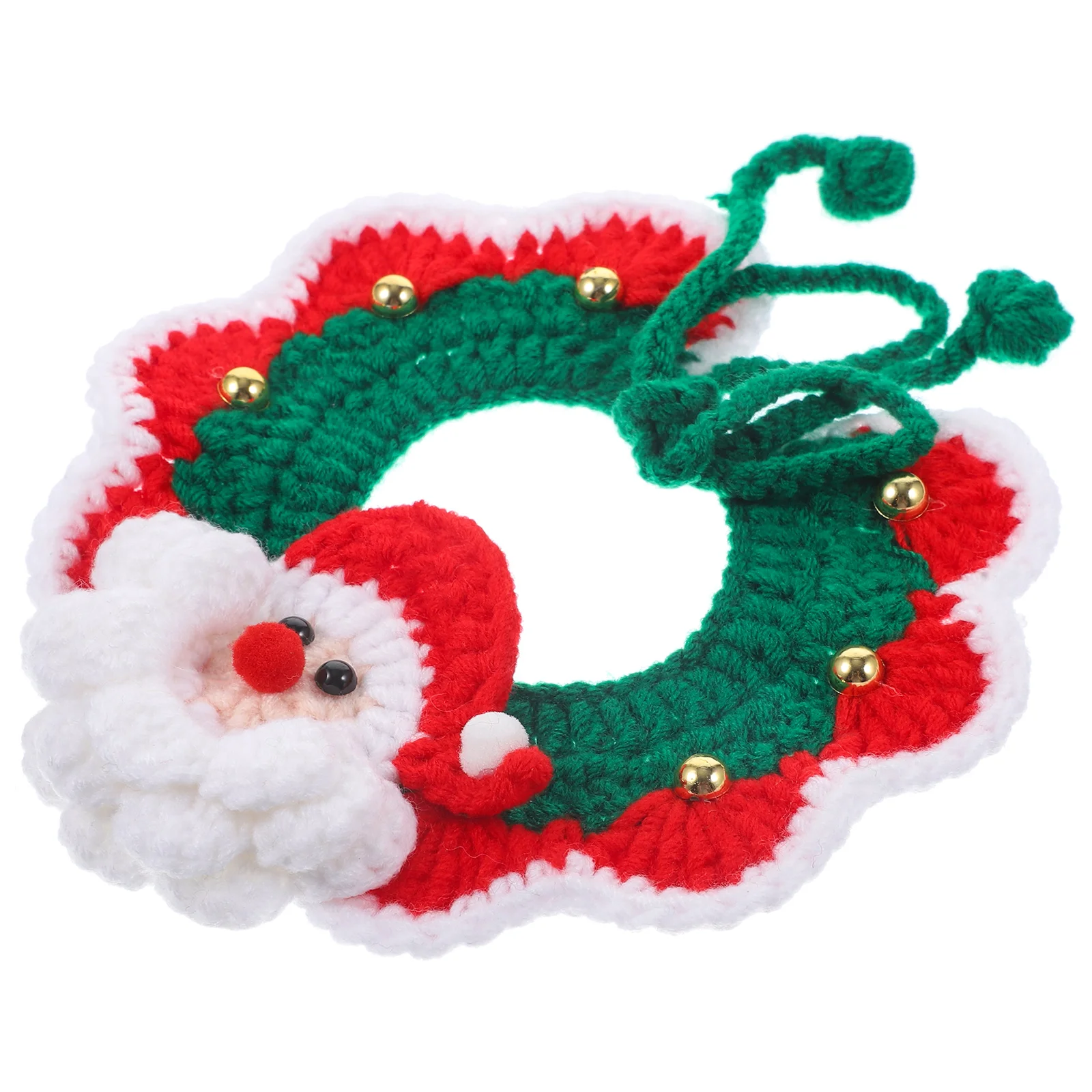 

Adorable Decorative Dog Christmas Costume Kitten Puppy Soft Knitting Accessory Gift Xmas Cat Costume Party Photo Shoots Scarf