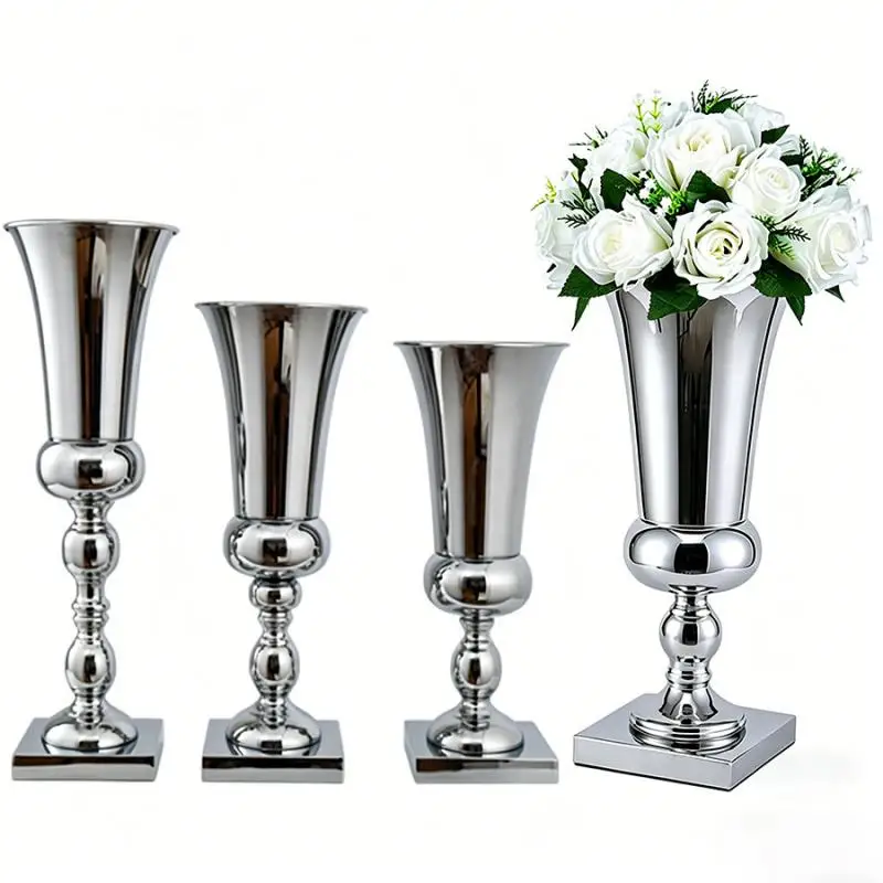 9pcs Wedding Vase Table Decoration,home Decorations Metal Crafts For Birthday Party, Valentine's Day, Christmas