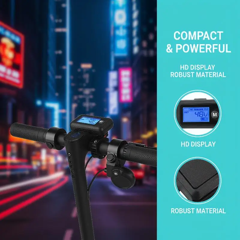 

Maximize Your 48V Electric Scooter Experience with LCD Display Speedometer and Odometer Voltage Indicator