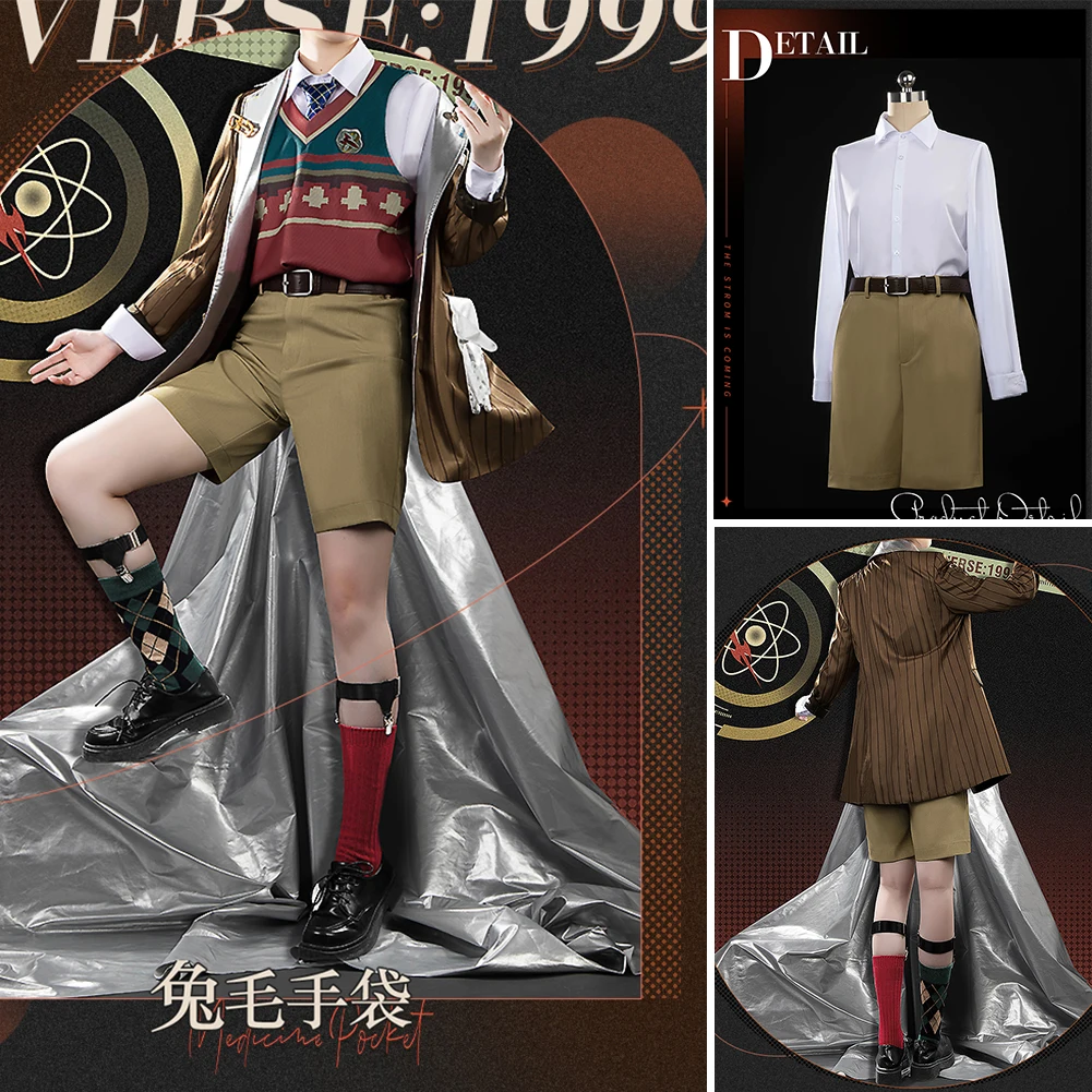 [Customized] Reverse:1999 Medicine Pocket Cosmic Photographer Cosplay Costume Cos Game Anime Party Uniform Hallowen Clothes