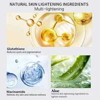 AILKE Crème visage dissolvant de taches foncées Double Glutathion, pour aisselles, coudes, jambes, taches blanches, taches de vieillesse, taches solaires, taches de rousseur 3