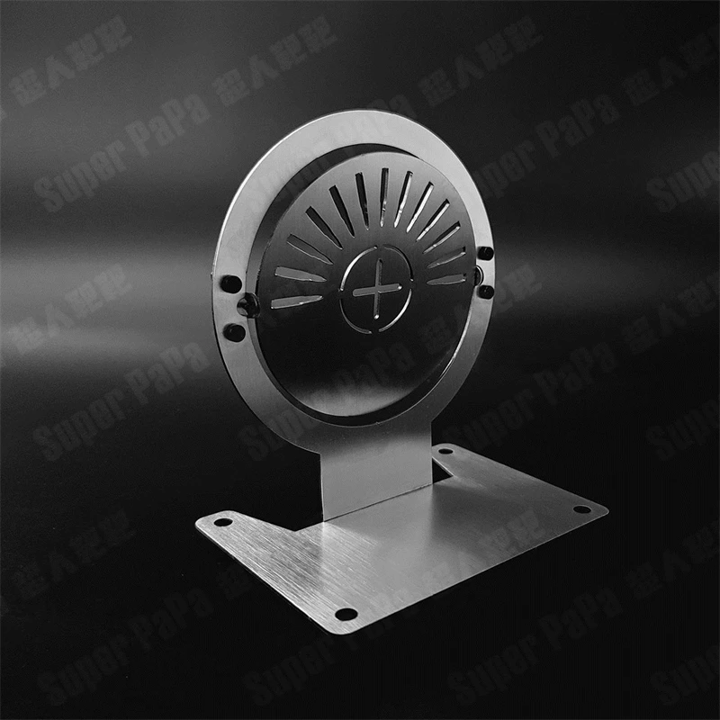 Metal Flipping Steel Target Airsoft Training Outdoor Shooting Practice Durable Rotating Reset Shooting Range Ball Tactical