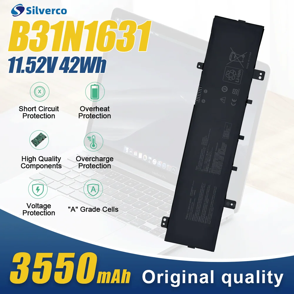 B31N1631 Laptop Battery for ASUS VivoBook  X505BP X505ZA X505BA F505 F505ZA F505BA K505B A505Z X505BA-1A