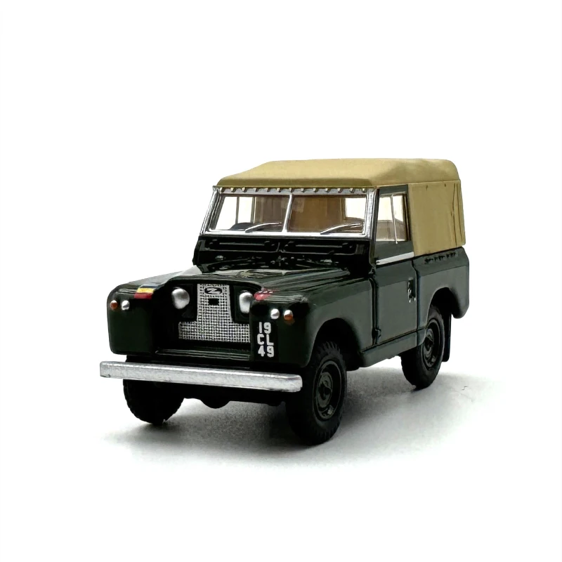 1:76 Scale Diecast Alloy Land Rover II Military Off Road Vehicle 1948 Toys Car Model Classics Adult Gift Souvenir Static Display