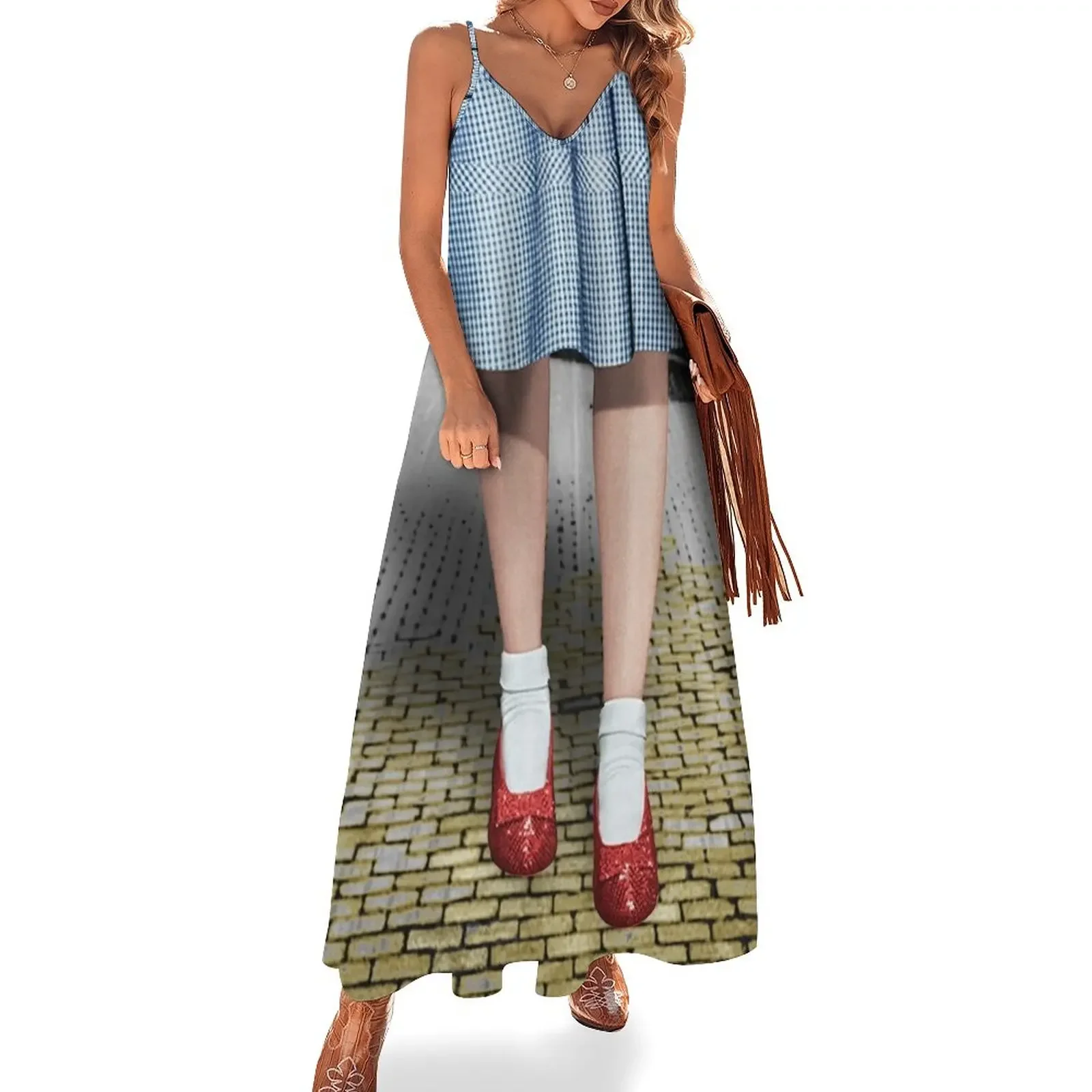 

Creepy Dorothy In The Wizard of Sleeveless Dress Summer women's clothing luxury dresses