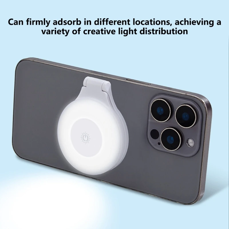 Multifunktionsmagnetisches Licht Abs Füllung Licht für Smartphone -Fotografie & Selfie 601E