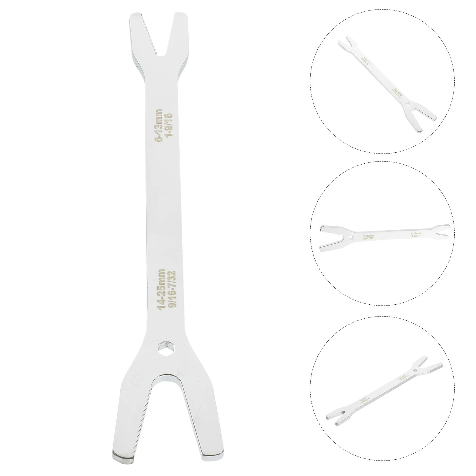 

1Pcs Multipurpose Double-Headed Self-Tightening Spanner High Torque Steel Wrench for Machine Repair Auto Mechanical Engineering