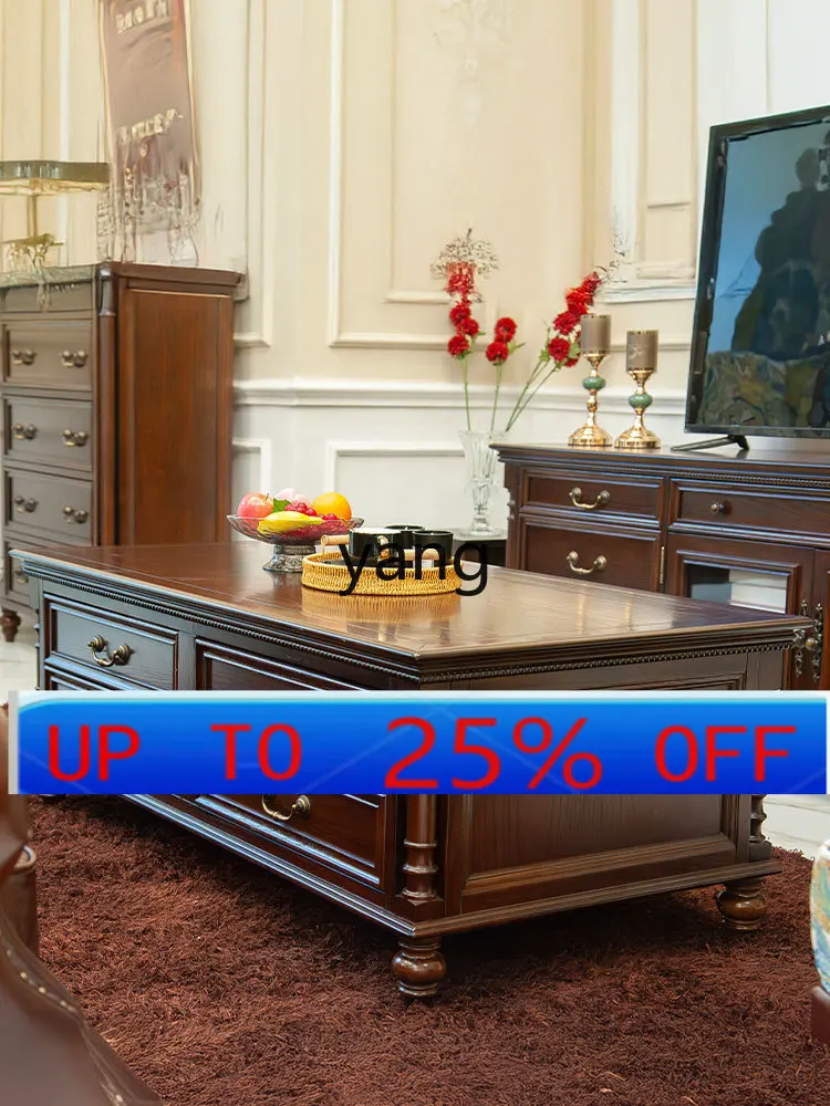 

lmm Американский Ретро Гостиная Маленькая Квартира Чистый Массив Дерева Французский ТВ-шкаф Вилла Домашнее Использование