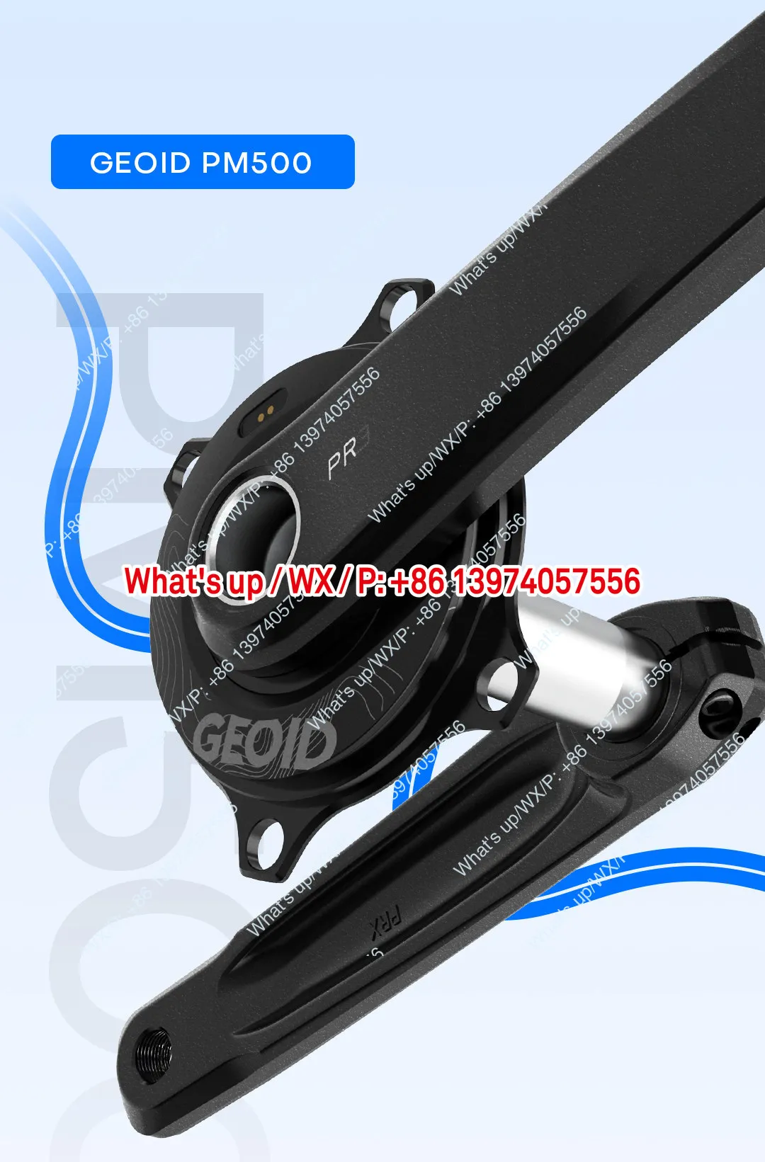 GEOID PM500 disc claw power meter, crank set road mountain bike riding accessories,165mm-110BCD , 170mm-110BCD ,172.5mm-110BCD