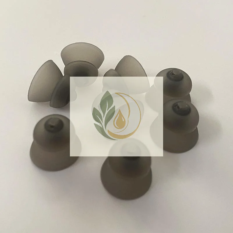 10Pcs High Power Hearing Aid Domes, Double-Flange Umbrella-Shaped In-ear Ear Tips, 9mm 11mm 13mm Replacement Ear Tips