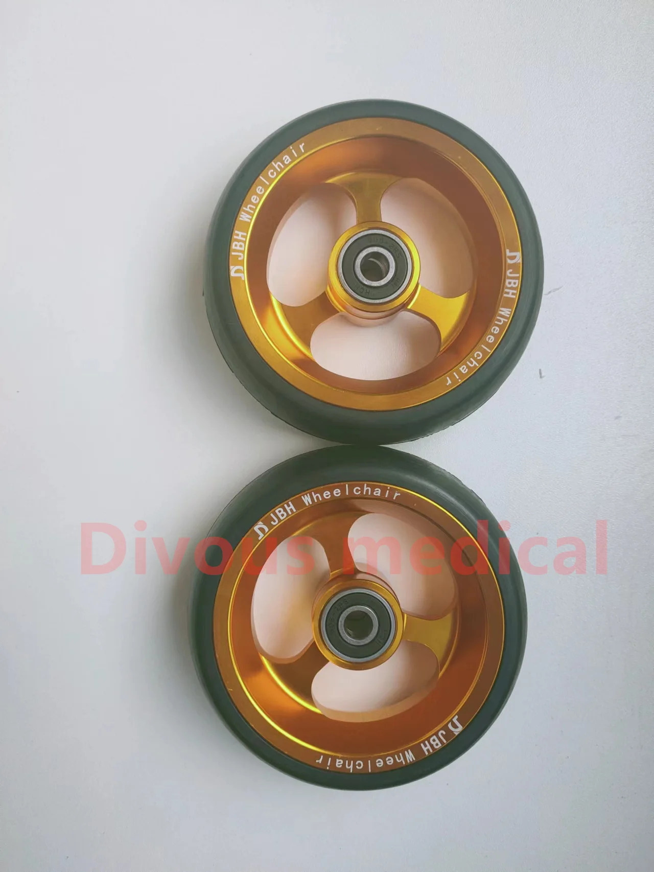 (ペア) 4 インチ前輪車椅子障害者マニュアルスポーツ車椅子アクセサリー