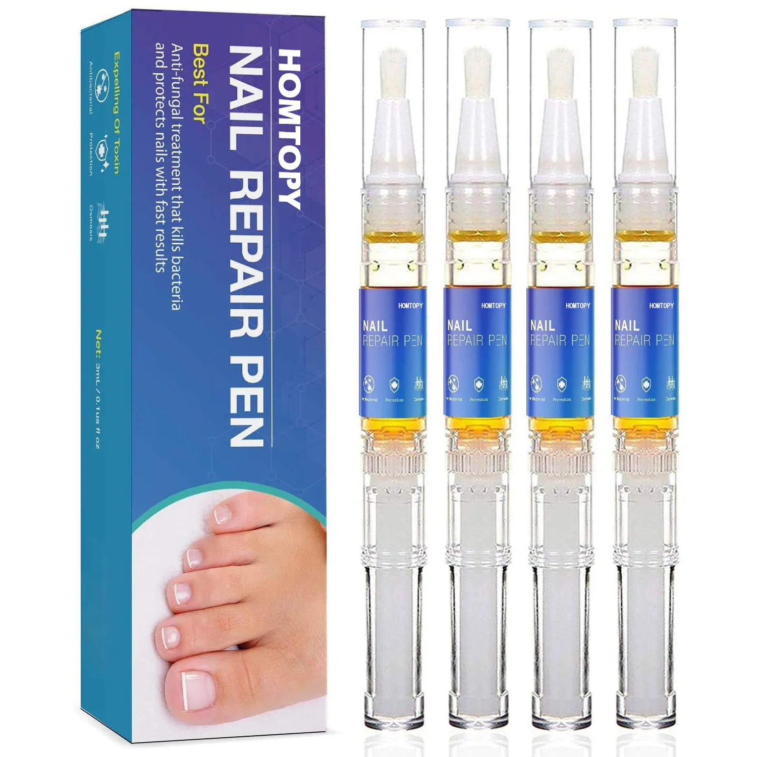 مصل علاج الأظافر الفطرية إزالة فطريات الأظافر القدم إصلاح هلام مكافحة العدوى الداحس فطار القدم العناية بالأظافر جوهر #1