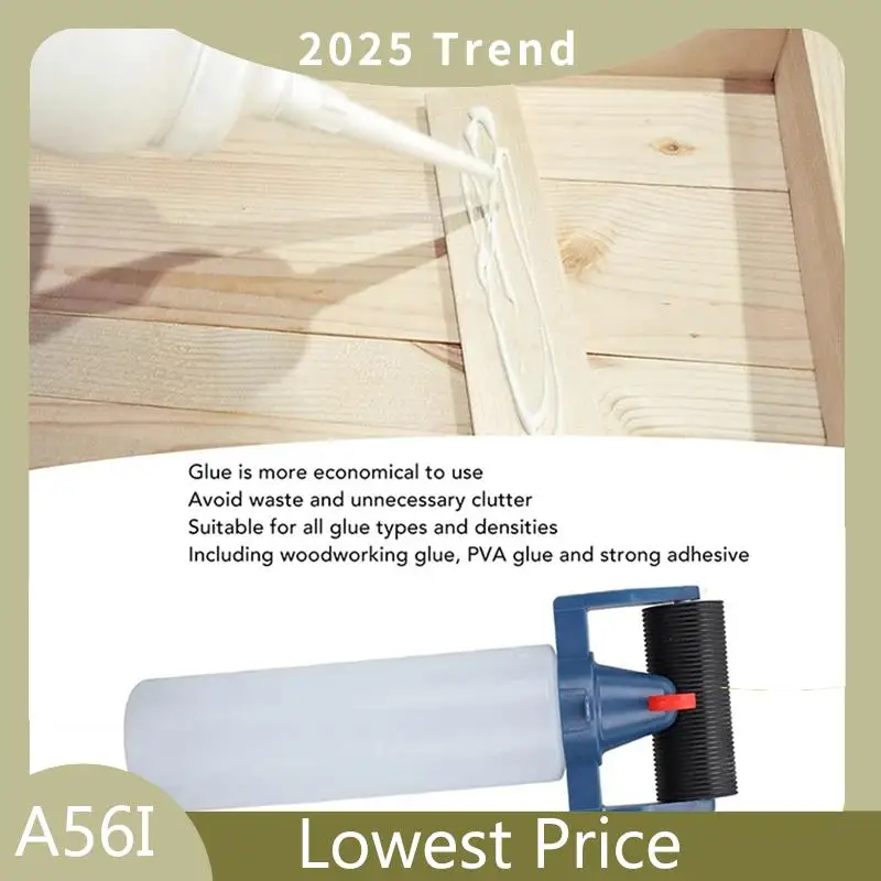 

2 шт., аппликатор для клея, роликовый диспенсер, полиэтиленовая пластиковая бутылка-аппликатор, бутылка с клеем на 8 унций для обработки древесины, поставка покраски