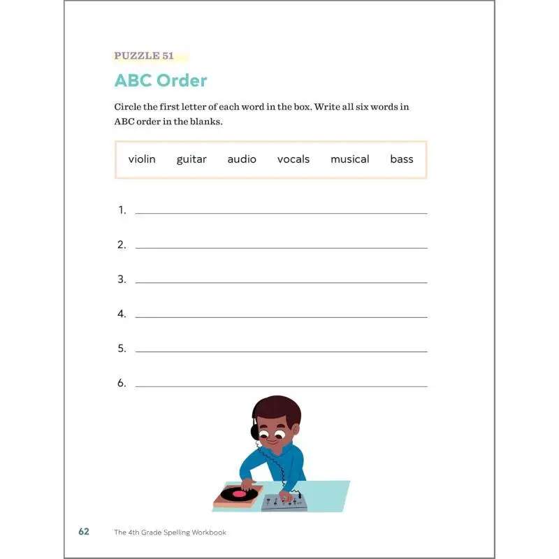 The 4th Grade Spelling Workbook 95 Games And Puzzles To Improve Spelling Skills Pritchett Rae Callisto 9781685398842 Book