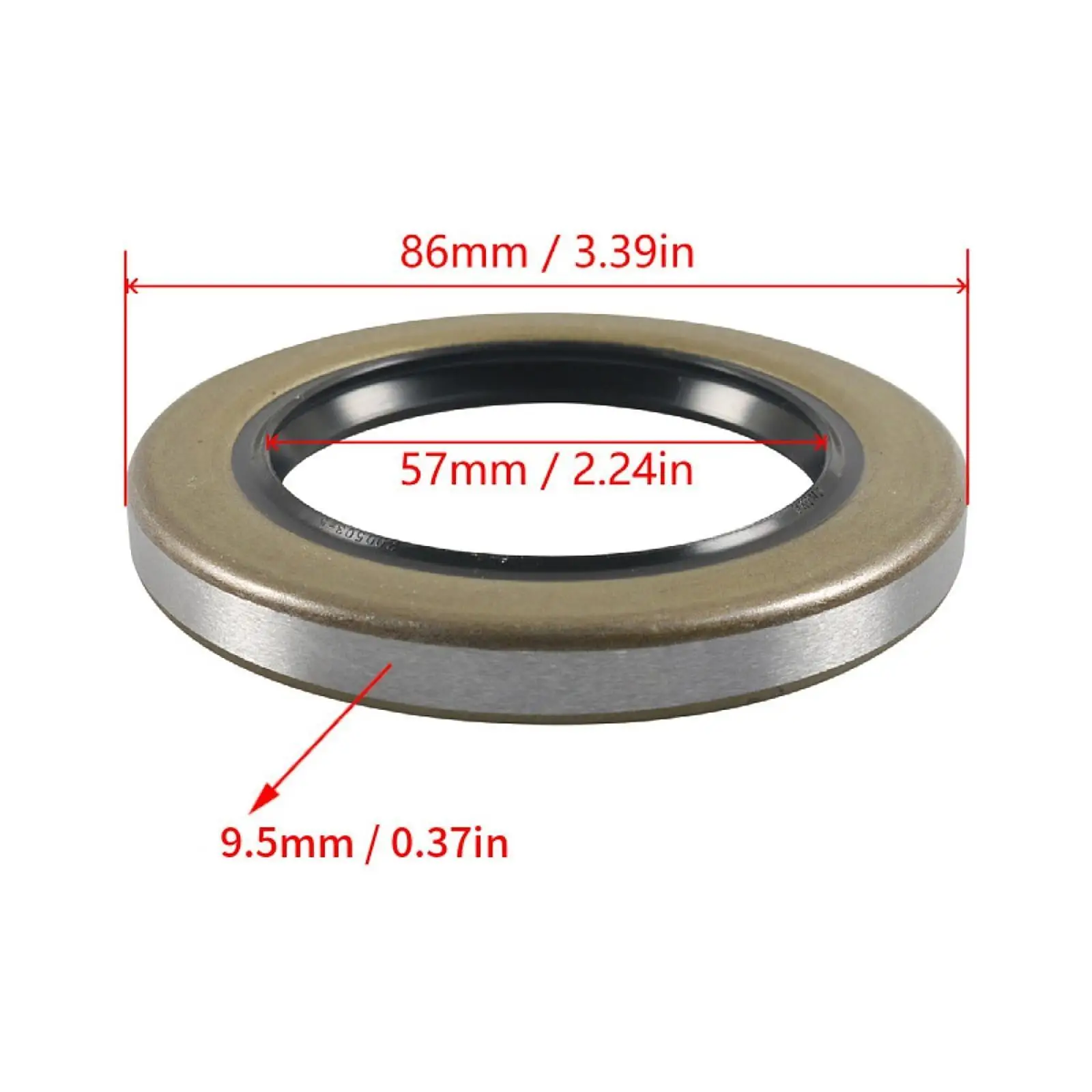 4Pcs Double Lip Grease Seals Replace 01003600 Accessory for RV Boat Trailer