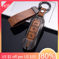 Styling Mouldings Alloy Car Key Cover Key Case Keychain Accessories for Dongfeng Fengguang DFSK Glory 580 Fengon Ix5 Ix7 Seres 3