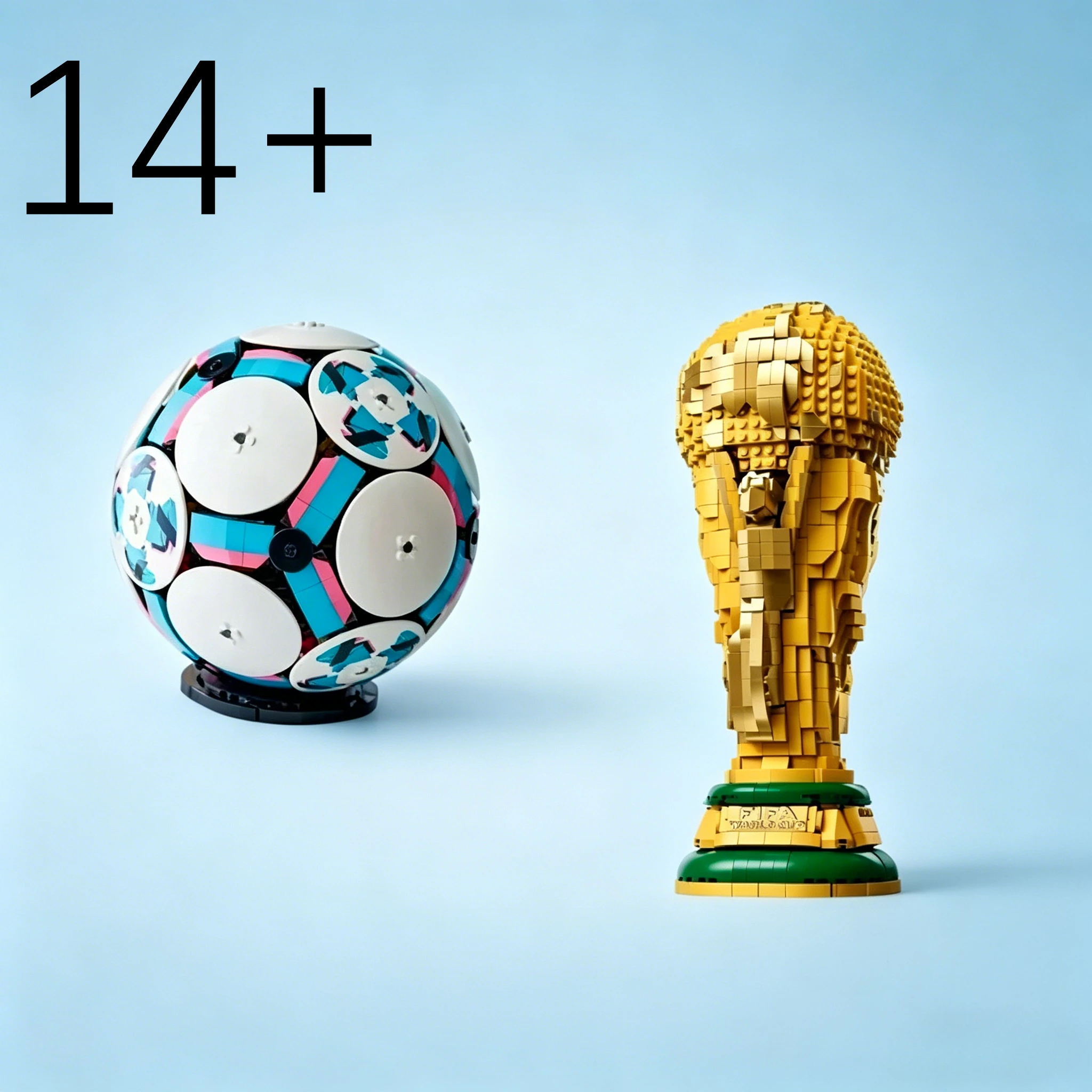 

Новый конструктор-модель футбольного кубка мира 2026 года для самостоятельной сборки, спортивный сувенир, игрушка, подарок на день рождения для детей