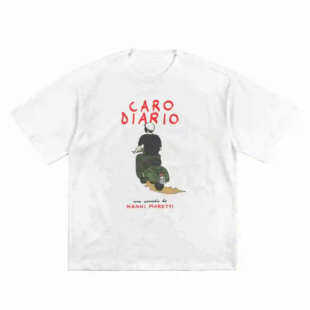 Dear Diary Nanni Moretti Film Short Sleeve Tee 100% Cotton T-Shirt