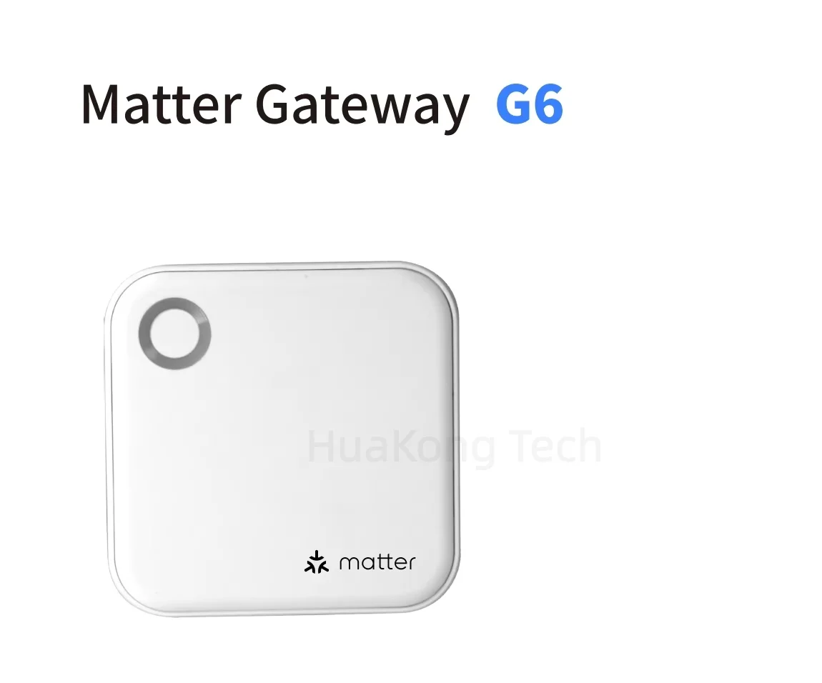 TTLock Or TTHotel APP G6 Matter WiFi Gateway Support 2.4G WiFi For Remote Control Smart Lock