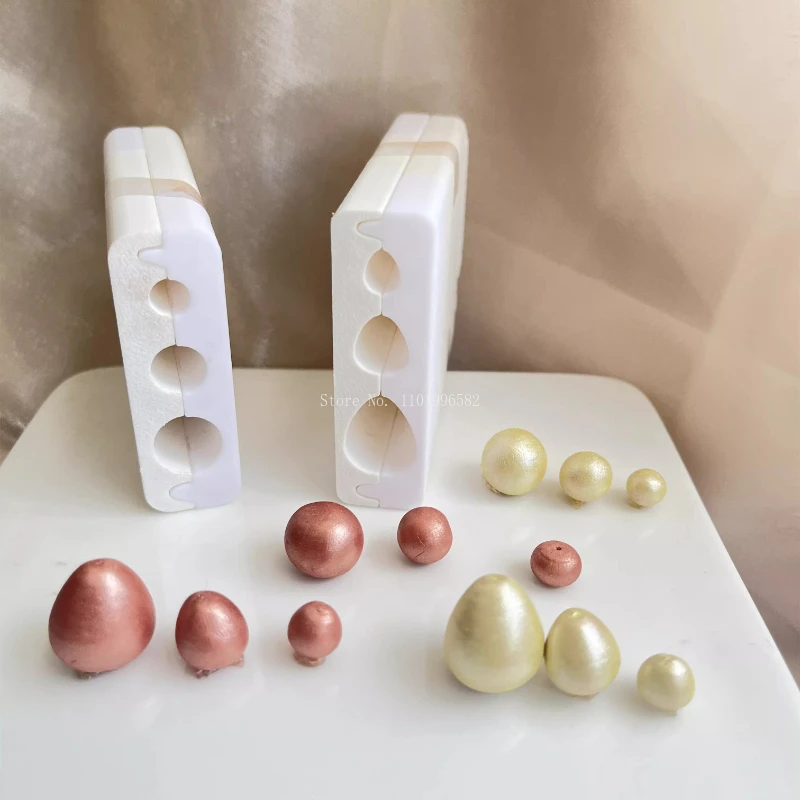 

Форма для шаров/яиц, трехмерная пластиковая форма для шаров-мочалок, инструменты для округления из цветной глины, полимерной смолы, ультралегкой глины, для рукоделия DIY